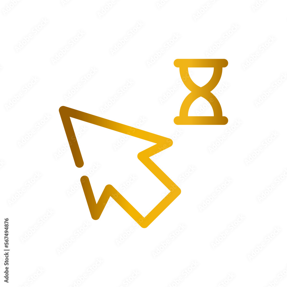 hourglass gradient icon hourglass gradient icon