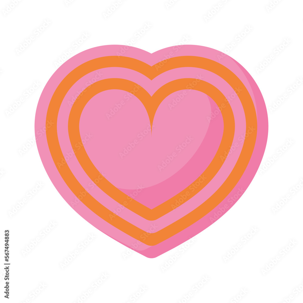 heart love retro icon heart love retro icon