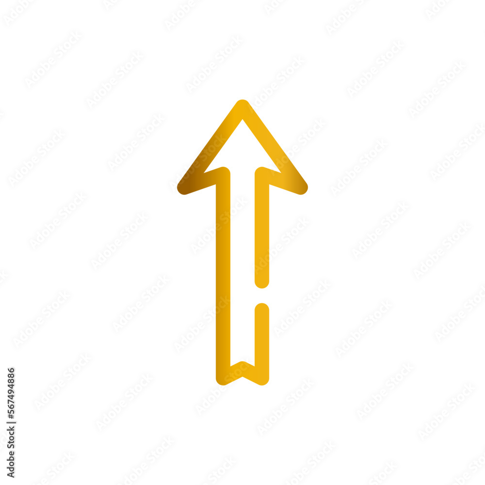 long arrow gradient icon long arrow gradient icon