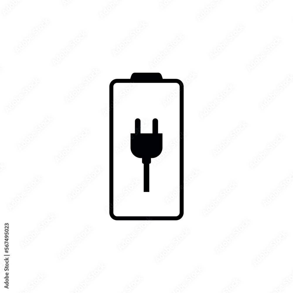 Battery Power Indicator Icon Vector Battery Power Indicator Icon Vector