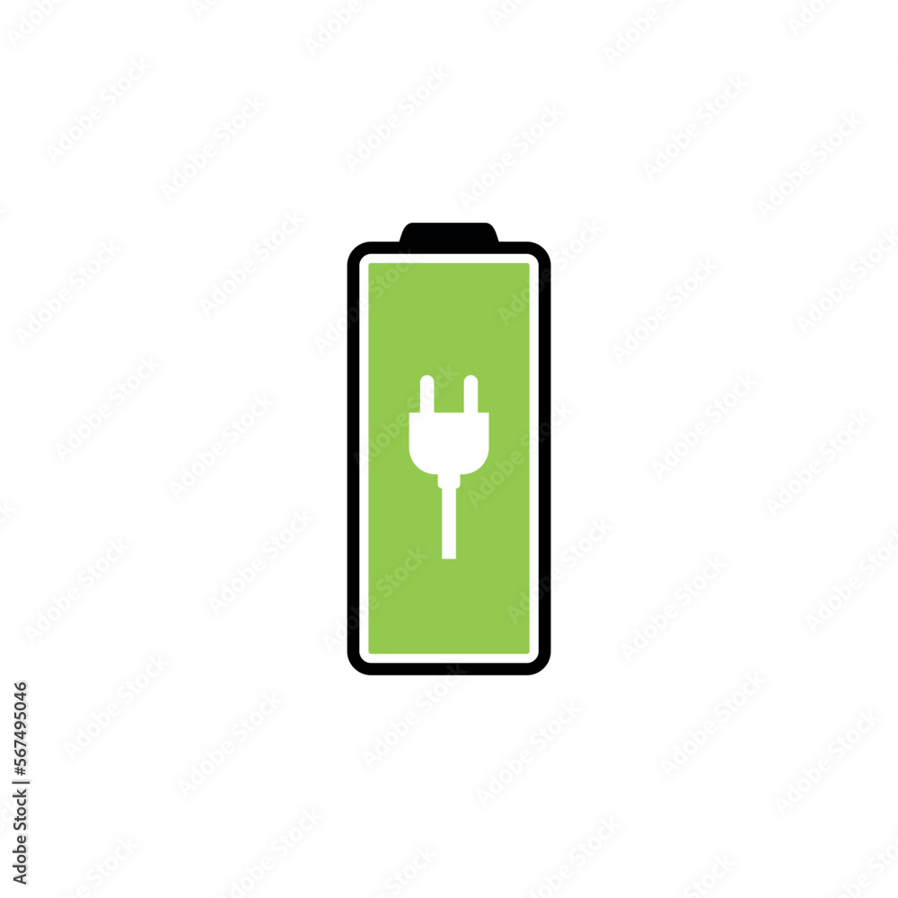 Battery Power Indicator Icon Vector Battery Power Indicator Icon Vector
