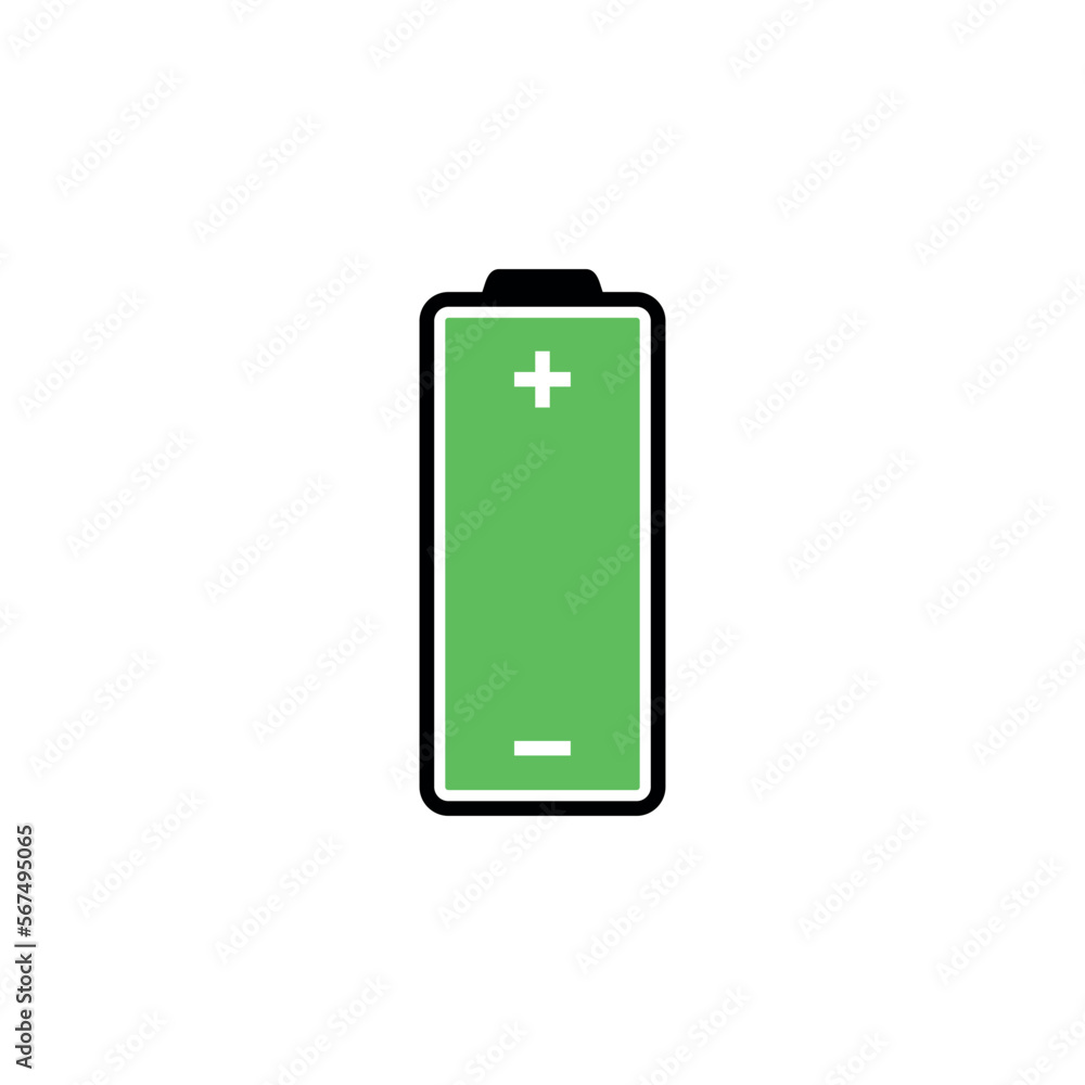 Battery Power Indicator Icon Vector Battery Power Indicator Icon Vector