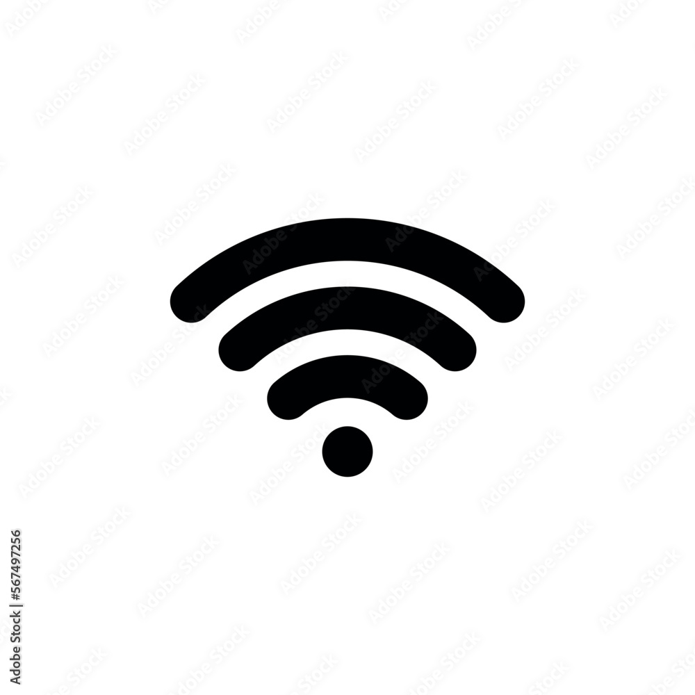 Phone Signal Wi-fi Indicator Icon Vector Phone Signal Wi-fi Indicator Icon Vector