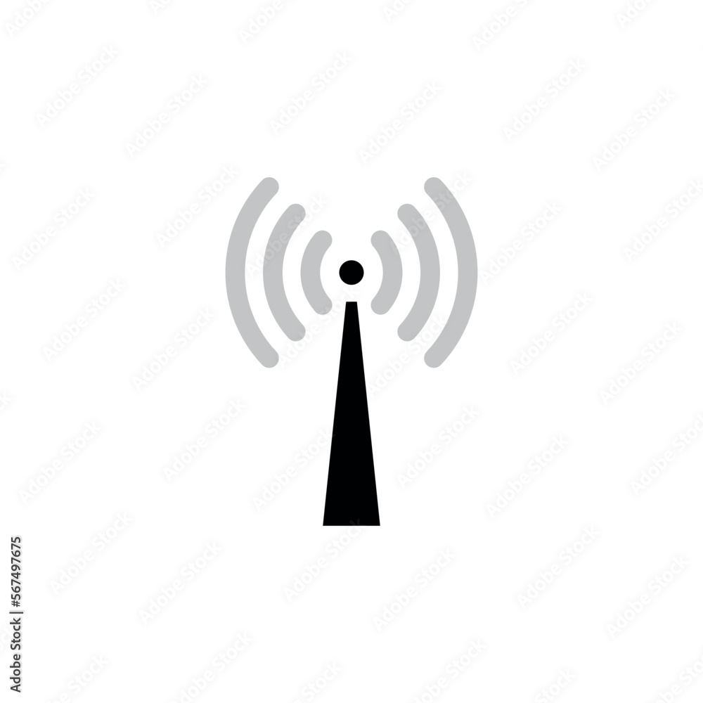 Phone Signal Wi-fi Indicator Icon Vector Phone Signal Wi-fi Indicator Icon Vector