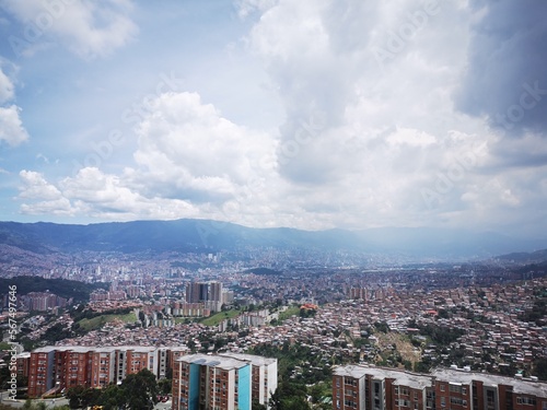 view of the city medellin, Colombia 