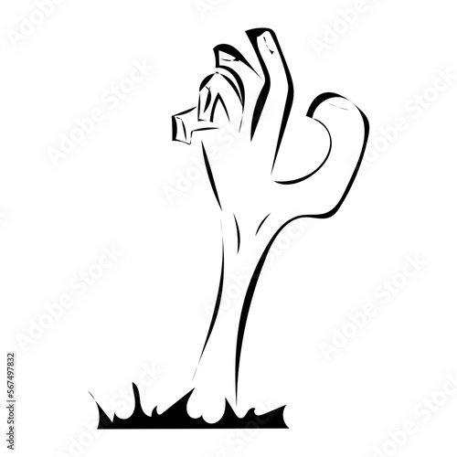 Tote Hand
