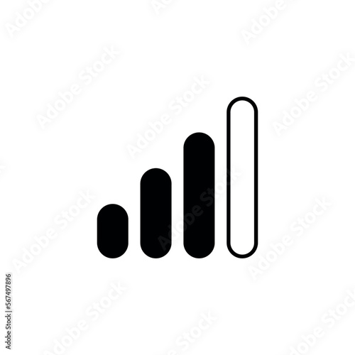 Phone Signal Wi-fi Indicator Icon Vector