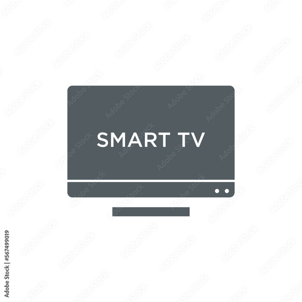 Television Screen Icon Vector Template Television Screen Icon Vector Template