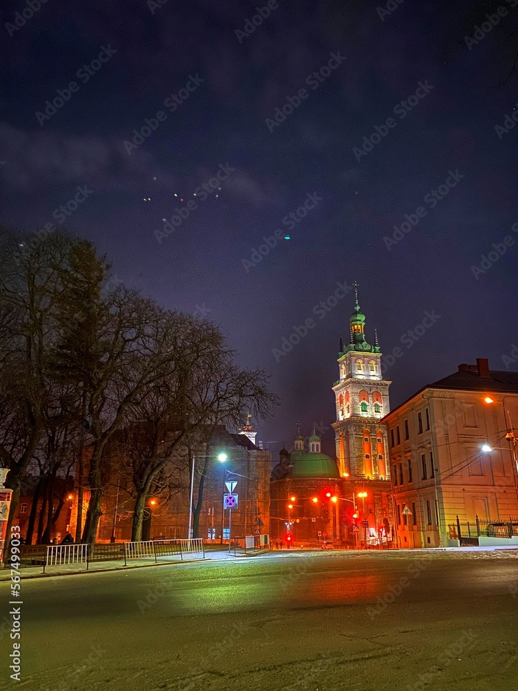 Fototapeta premium city at night