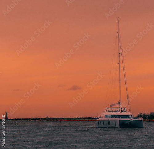 sunset in the harbor © Jurand