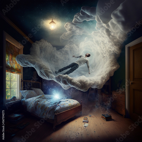 Journey Beyond the Body: Illustrations of Astral Projection photo