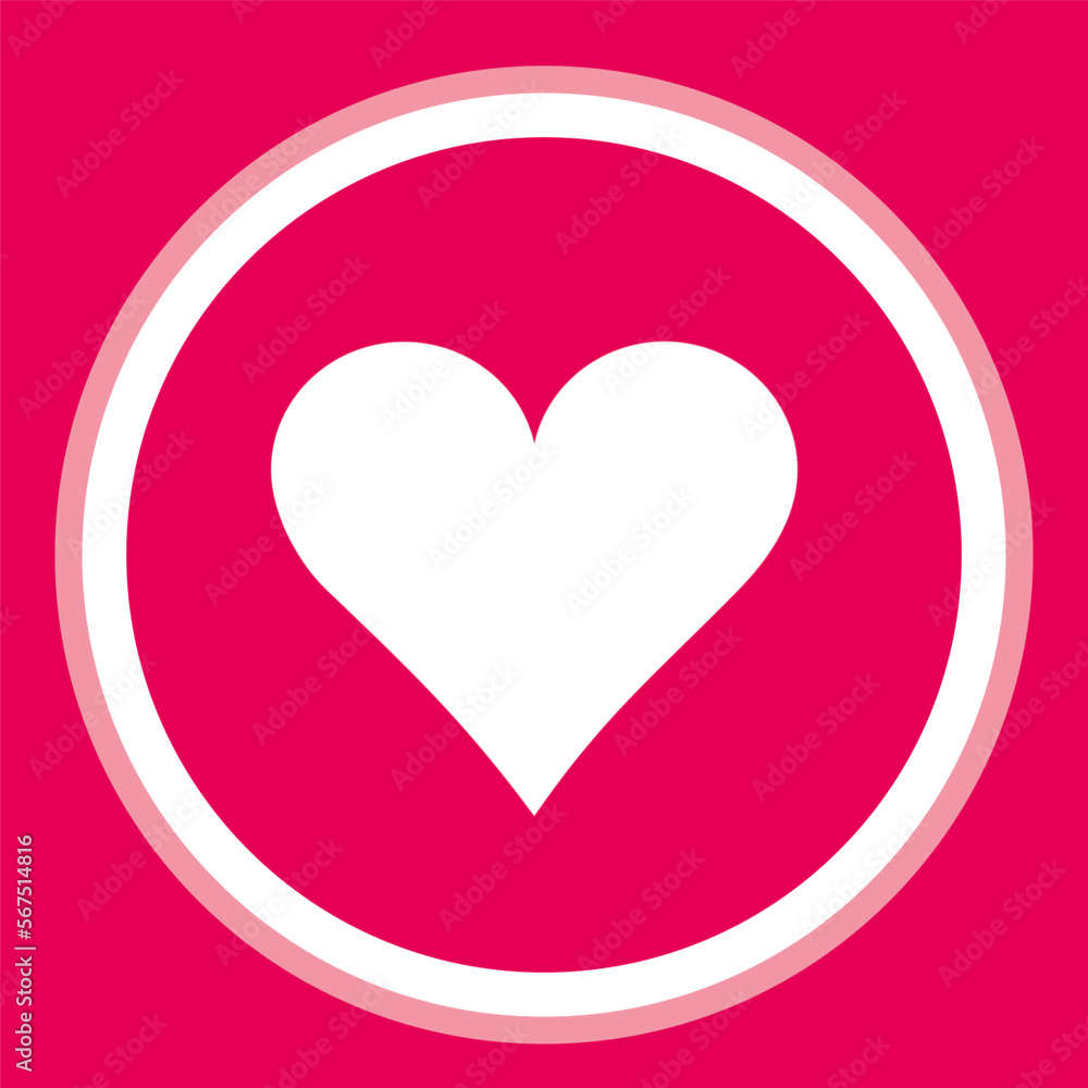 Collection of love heart symbol icons. Set of love illusions with solid and outline vector hearts Collection of love heart symbol icons. Set of love illusions with solid and outline vector hearts