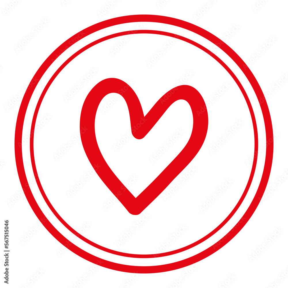 Heart icon. Isolated on white background. Love symbol. Vector EPS.