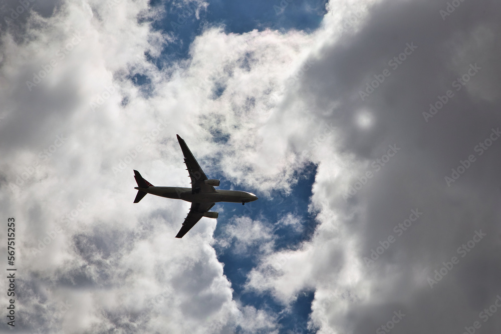 airplane flying in the sky airplane flying in the sky