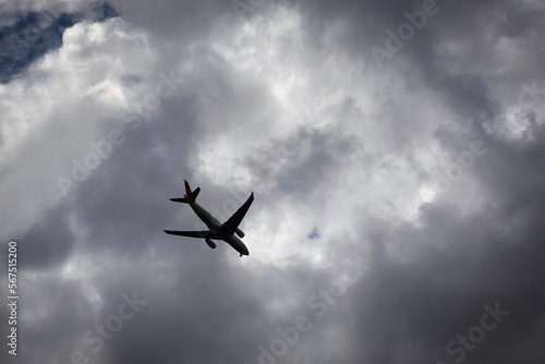 airplane flying in the sky