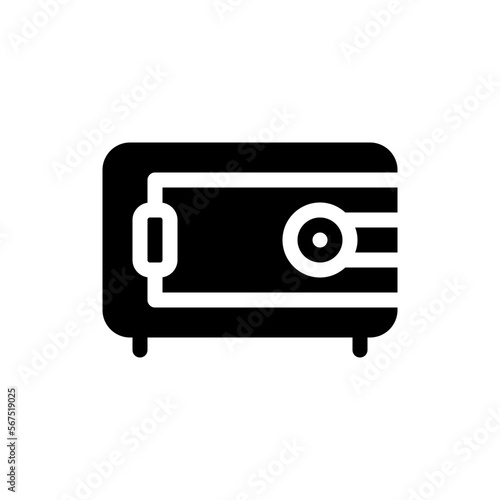 safebox glyph icon