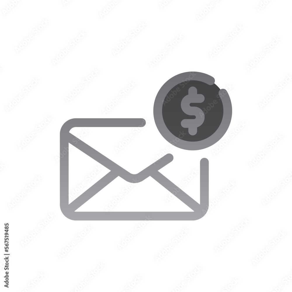 email two tone gradient icon email two tone gradient icon