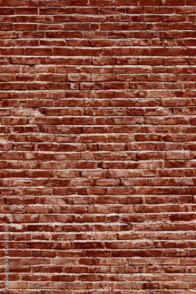 Naklejka premium brick wall, background, - generative ai