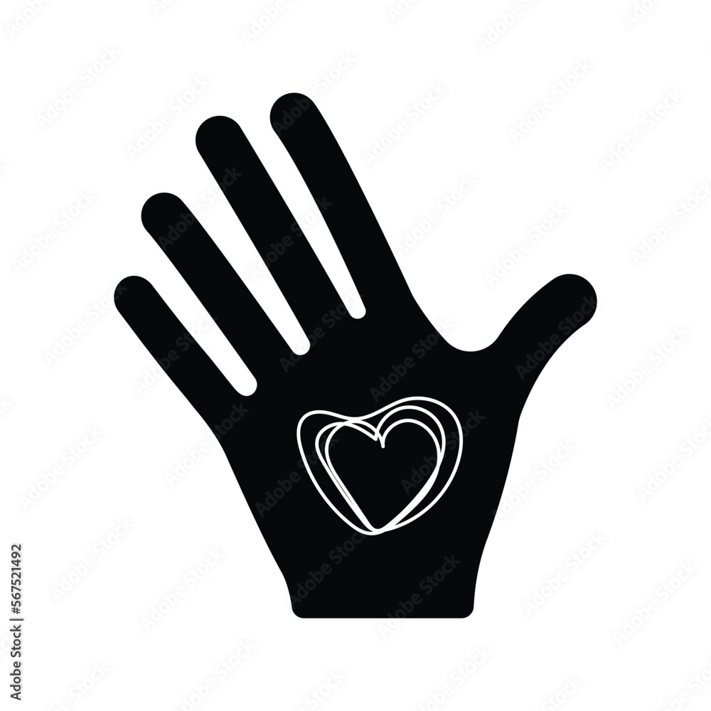 charity icon, hand holding a heart charity icon, hand holding a heart