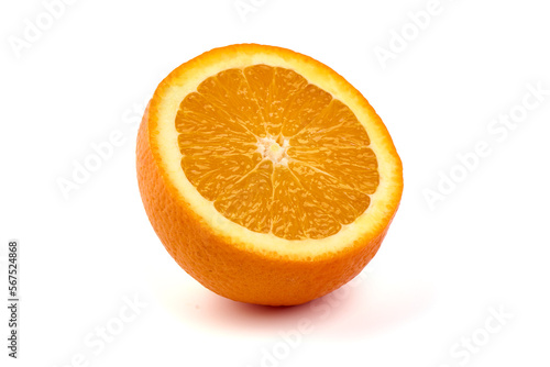 Oranges, isolated on white background.