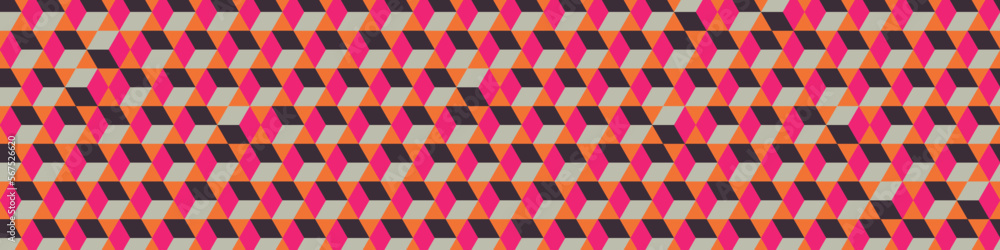 Fototapeta premium Hexagonal Maze pattern abstract illustration