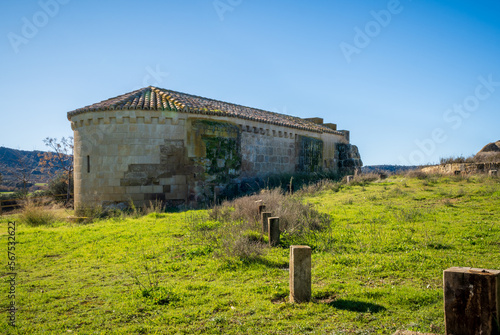 The Hermitage of Santa Águeda is considered one of the most important Romanesque hermitages in the Somontano region.

Away from the town of Berbegal, in a sparsely populated area with an agricultural  photo