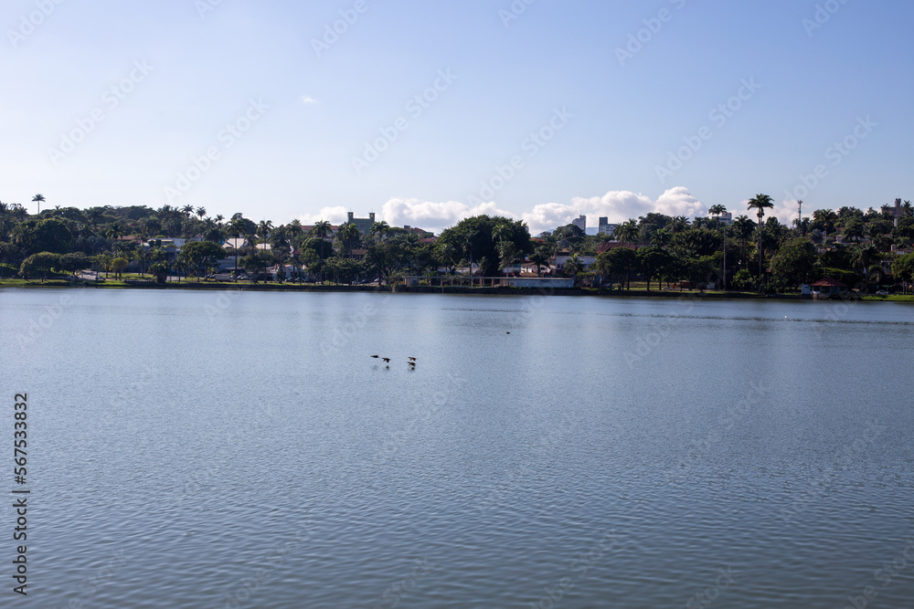 Lagoa da Pampulha, in Belo Horizonte, Minas Gerais, Brazil. famous tourist place