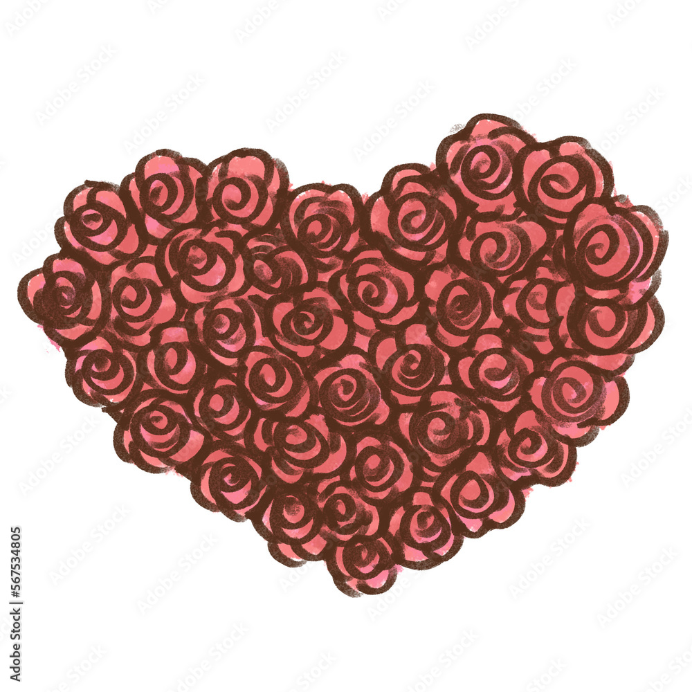 Corazon de rosas para regalar Corazon de rosas para regalar