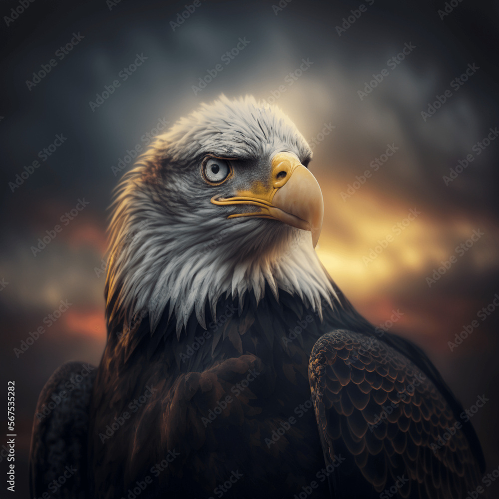 Fototapeta premium Acquila reale. Ai generated