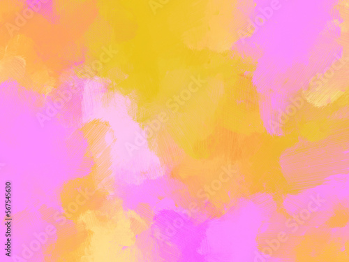Abstract art background design colorful pink yellow