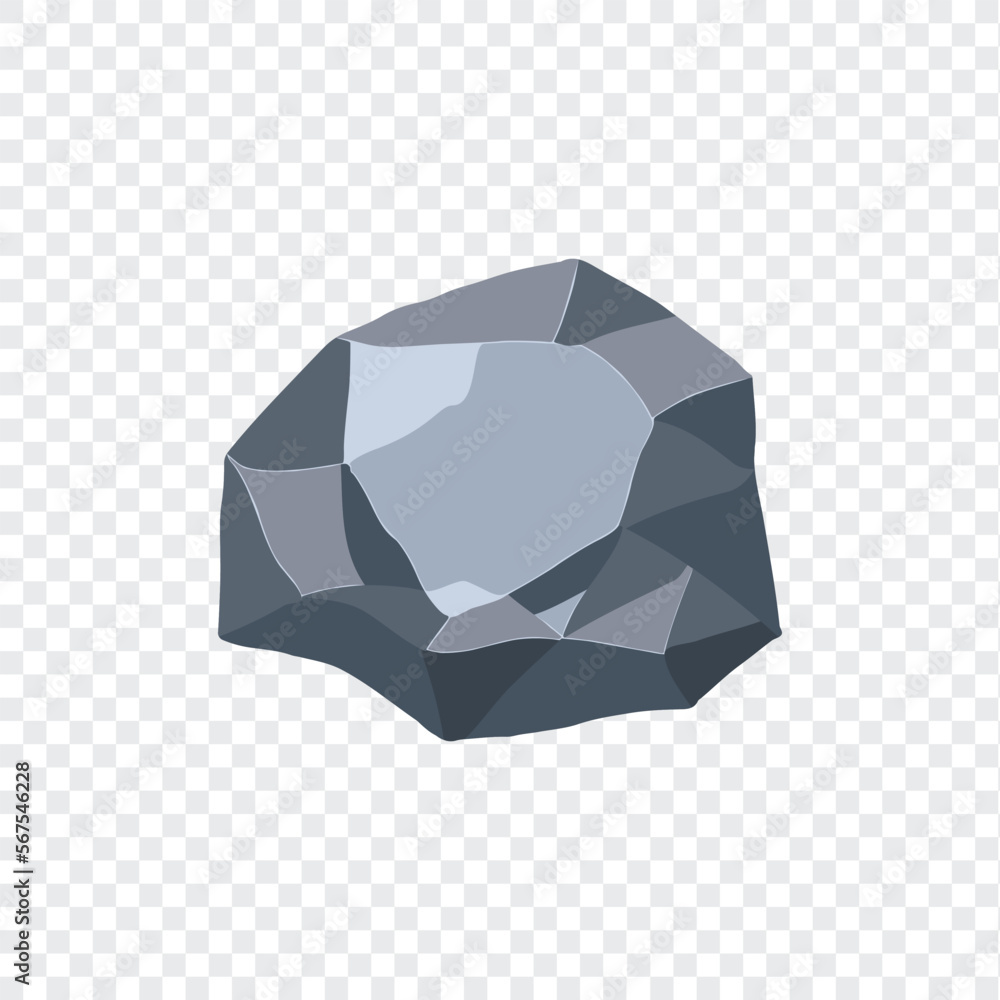 Rock boulder. Natural shape stone. vector illustration Rock boulder. Natural shape stone. vector illustration