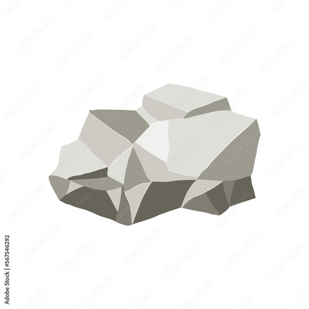 Rock boulder. Natural shape stone. vector illustration Rock boulder. Natural shape stone. vector illustration