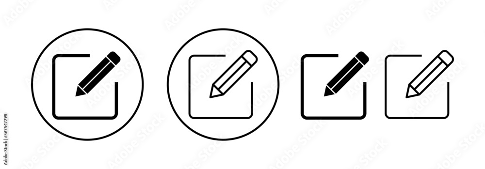 Edit icon vector for web and mobile app. edit document sign and symbol. edit text icon. pencil. sign up Edit icon vector for web and mobile app. edit document sign and symbol. edit text icon. pencil. sign up