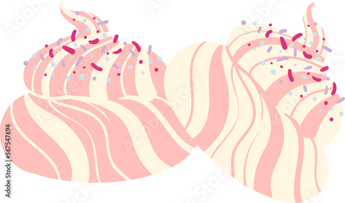 Photos Sweet meringue illustration