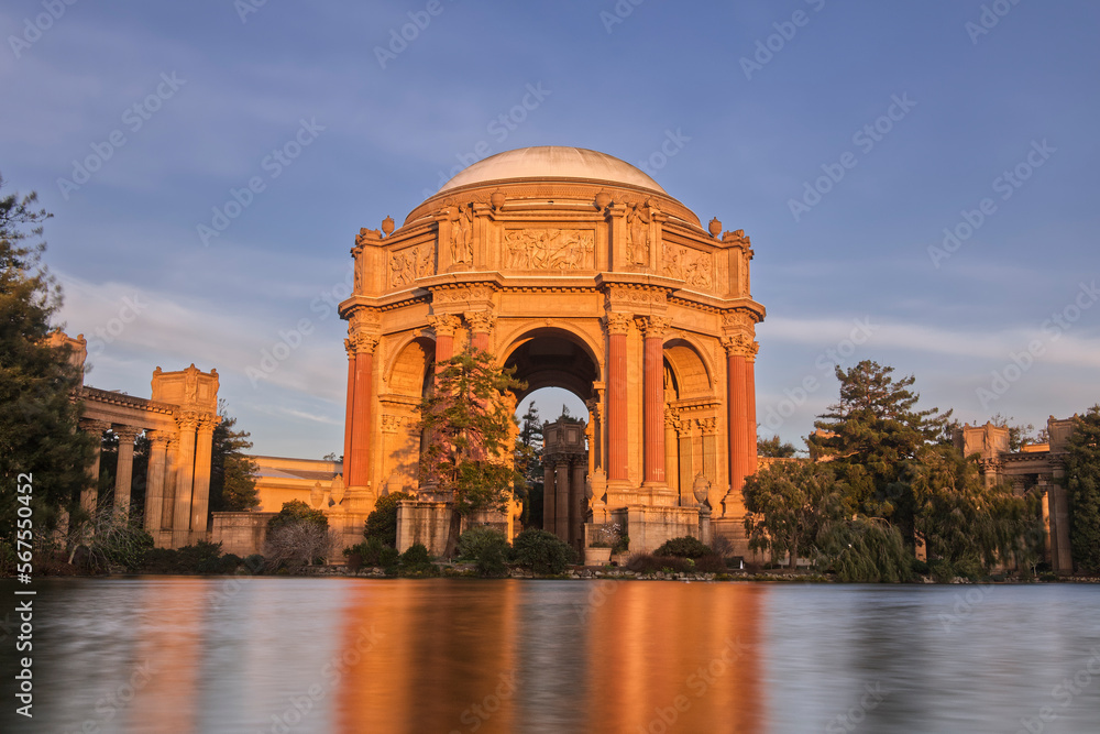 San Francisco Palace of Fine Arts in the Morning