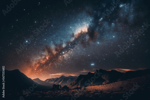 Imagining stars in the night sky - Generative AI