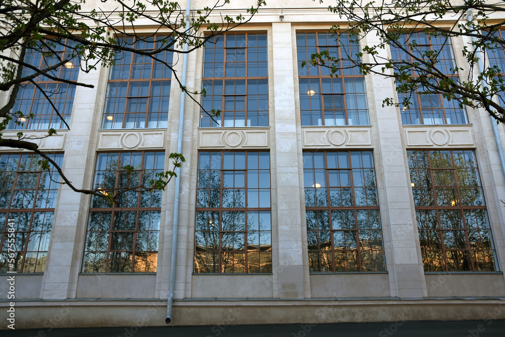 Windows of a building