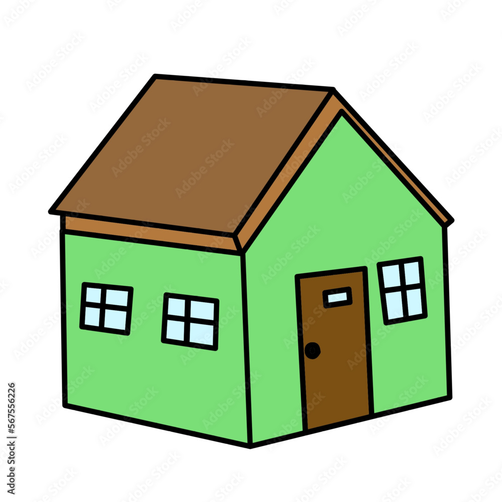 vector illustration image of a house vector illustration image of a house