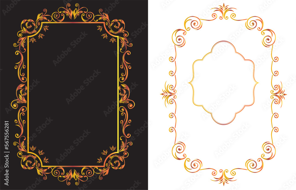 Certificate of award, oriental, arabesque and damask decorative borders set of vintage frames, elegant emblems, art deco design. Certificate of award, oriental, arabesque and damask decorative borders set of vintage frames, elegant emblems, art deco design.