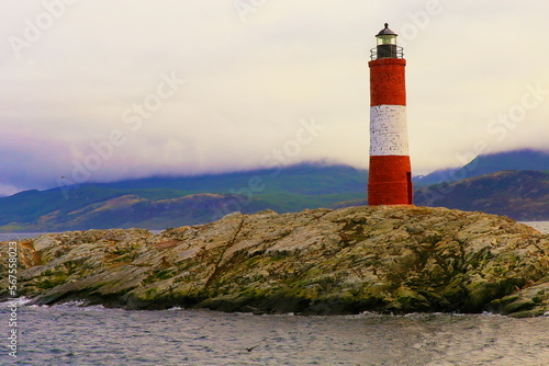 Obraz na płótnie Les Eclaireurs Lighthouse of the end of the world, Ushuaia, Argentina w salonie