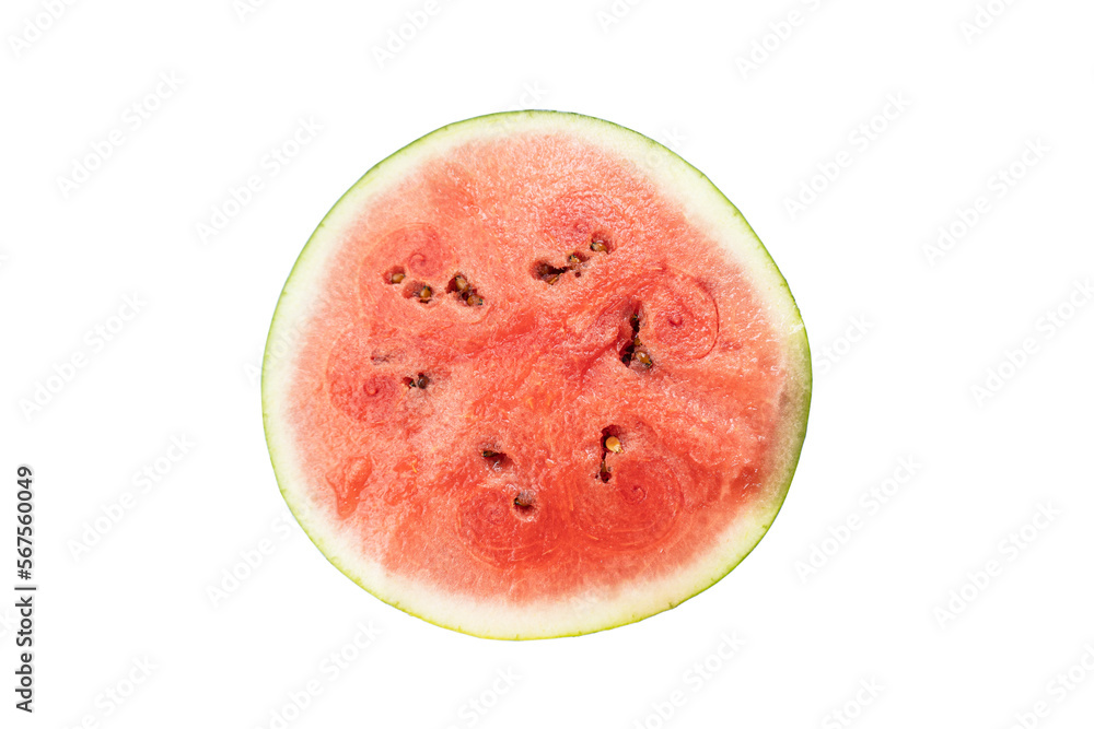 Juicy gourmet watermelon cut in half Juicy gourmet watermelon cut in half