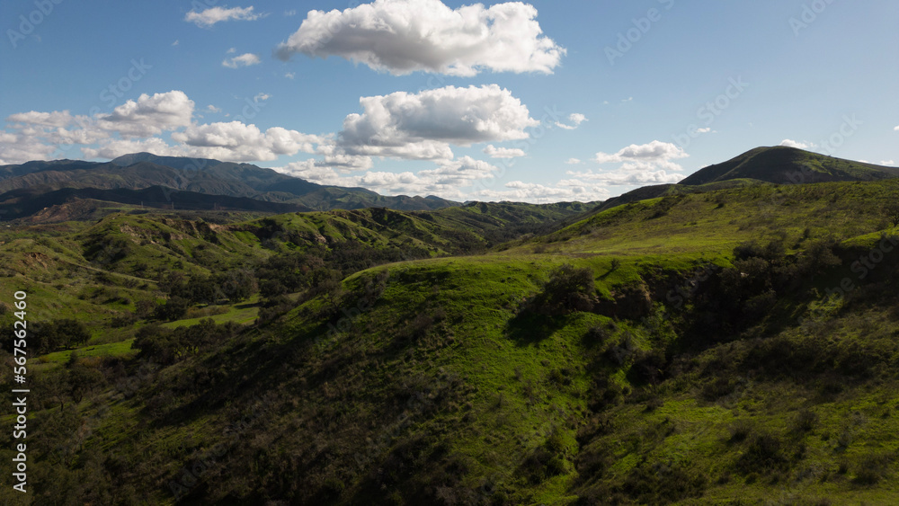 landscape with clouds