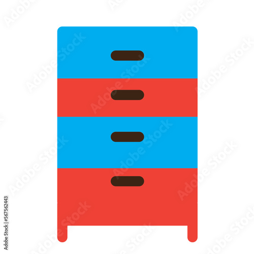 Drawers Flat Icon