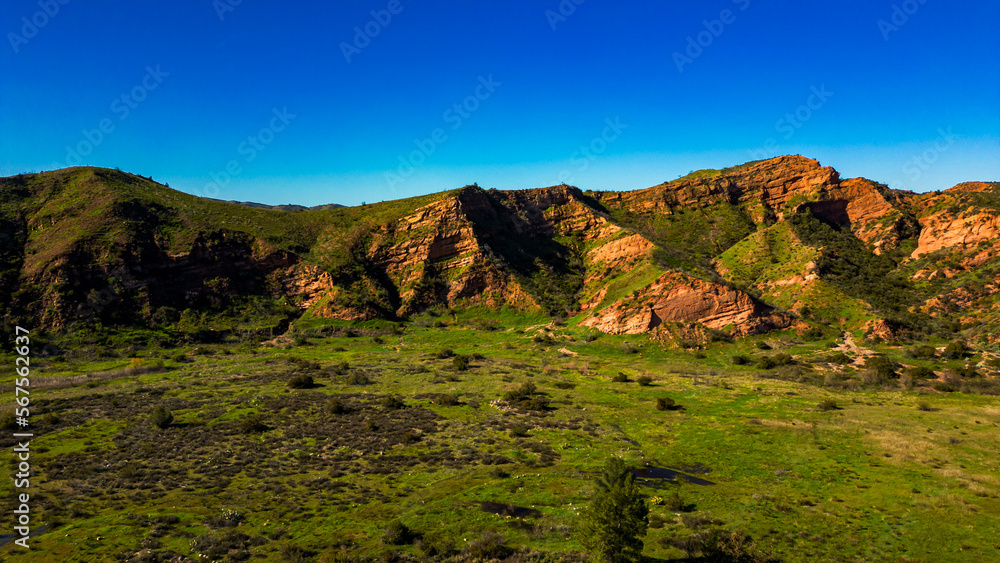 Fototapeta premium landscape with blue sky