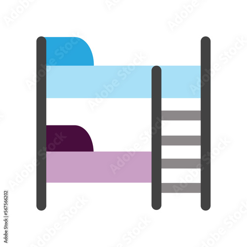 Bunk Flat Icon