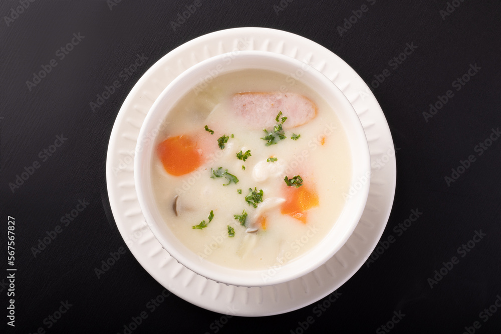 白インゲン豆のクリームシチュー 白インゲン豆のクリームシチュー