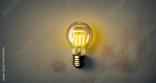 light bulb with background,...