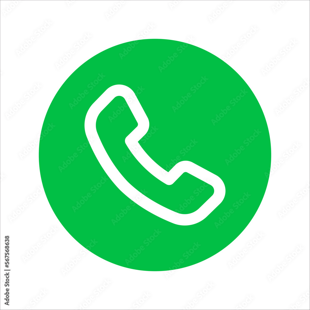 Green Circle Glyph Contact Icon Green Circle Glyph Contact Icon