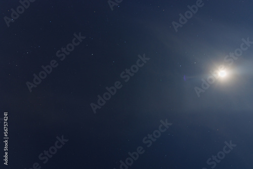 sky and moon