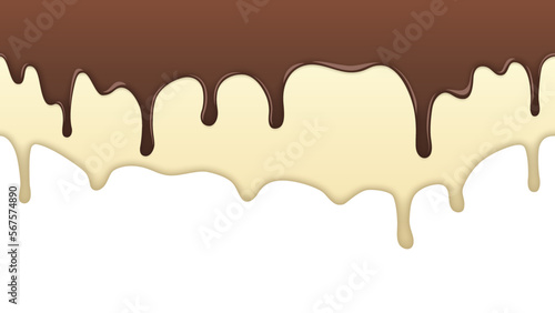 Ê®™„Å´„É™„Éî„Éº„Éà„Åß„Åç„ÇãÊµÅ„Çå„Çã„ÇØ„É™„Éº„É†Ëâ≤„ÅÆÊ∂≤‰Ωì1c